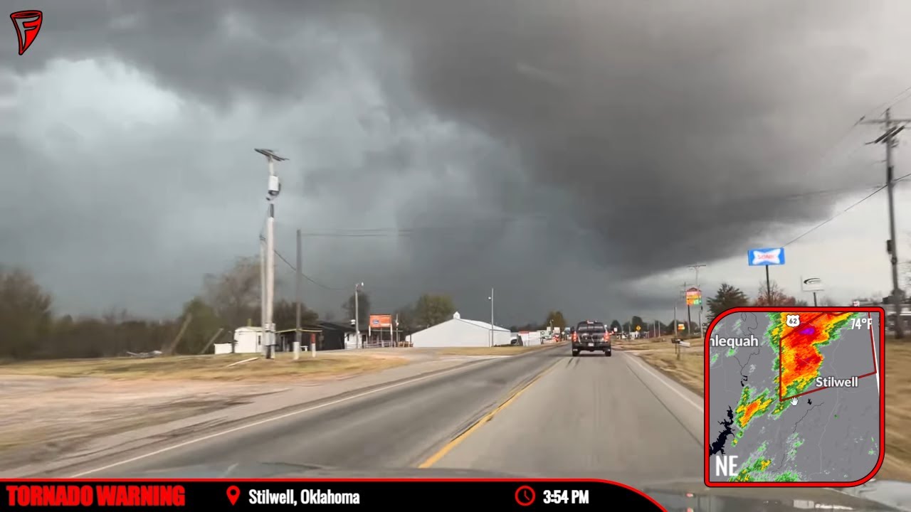 Chasing A PDS Tornado Warning In Oklahoma - Live As It Happened - 11/4/24