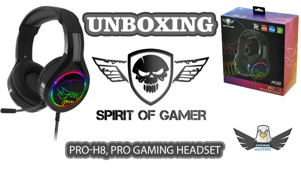 Unboxing Spirit of Gamer pro-h8 pro gaming headset