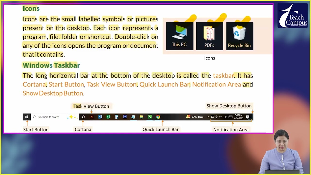 Ch 3 | Sangam Group of Publication | Computer | Class 03 | Introduction to Windows 10 | For children