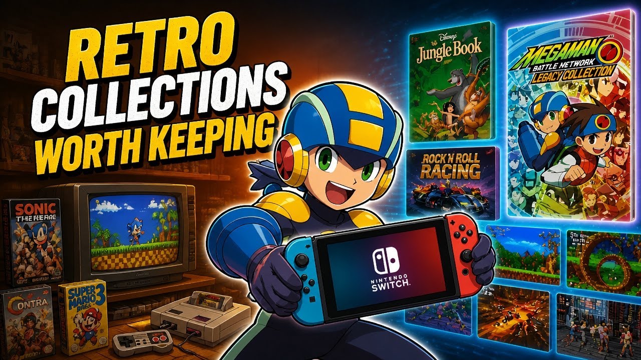 Потрясающие ретро-коллекции для Nintendo Switch в 2023 году!