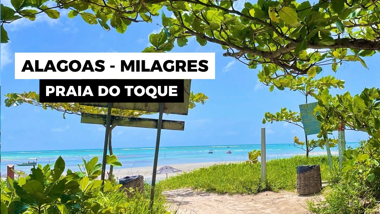 Mini Vlog: Praia do Toque e S&atilde;o Miguel dos Milagres #alagoas #milagres #nordeste