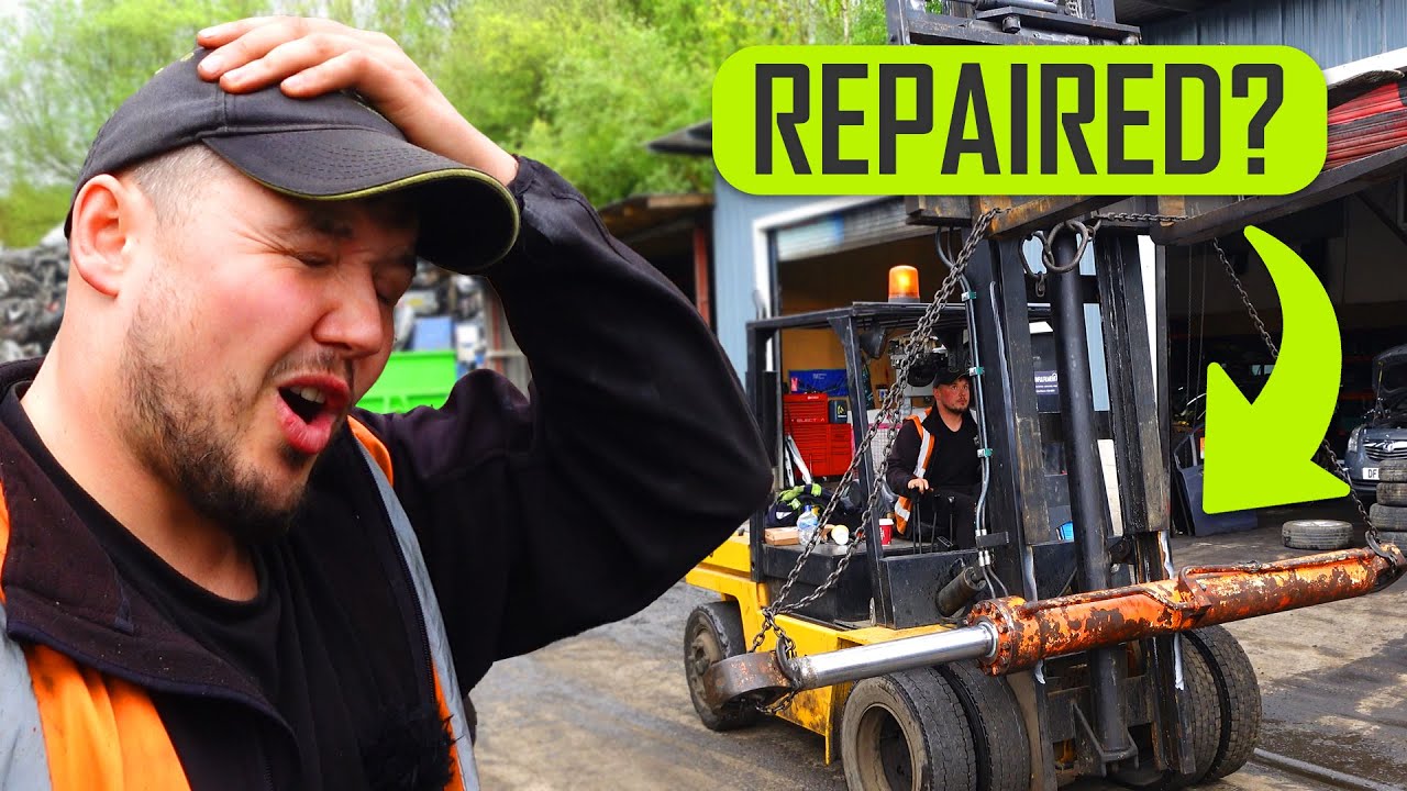 Can Our Scrap Car Baler FINALLY Be Fixed?!