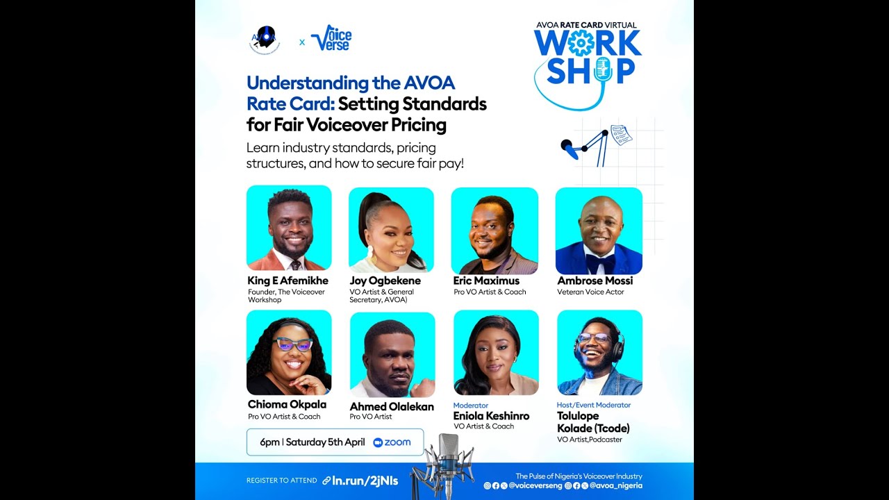 Understanding the AVOA Rate Card: Setting Standards for Fair Voiceover Pricing-