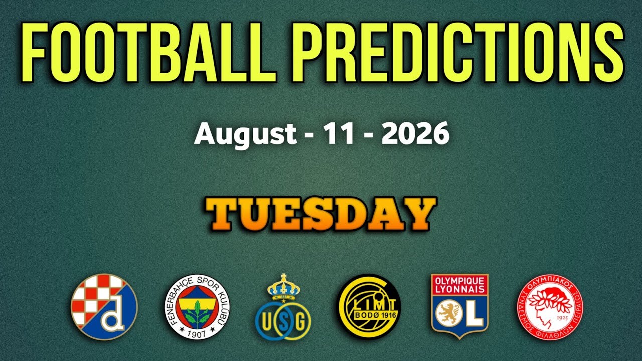 🟢 FOOTBALL PREDICTIONS TODAY 🟢 | Tuesday 11 | Champions League | 1x2, GG & Over/Under Tip