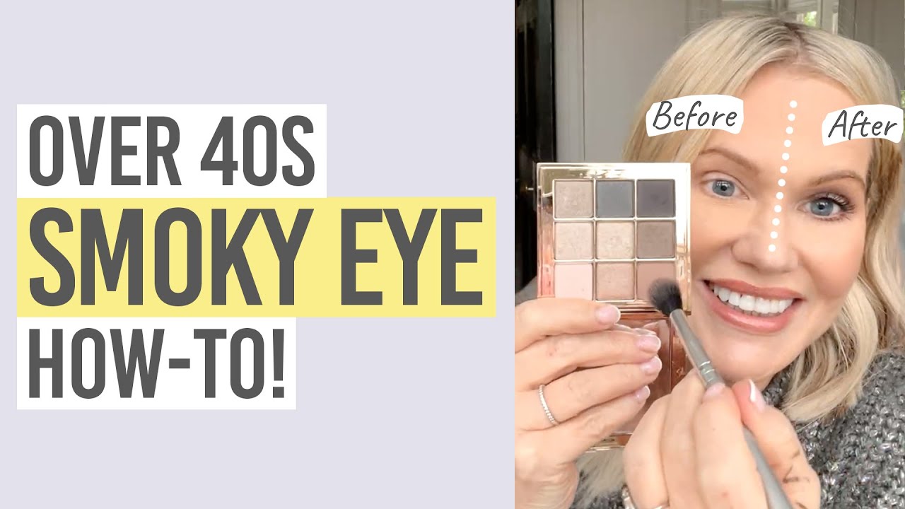 HOW TO GET A SMOKY EYE LOOK! | OVER 40s TUTORIAL! 👁️