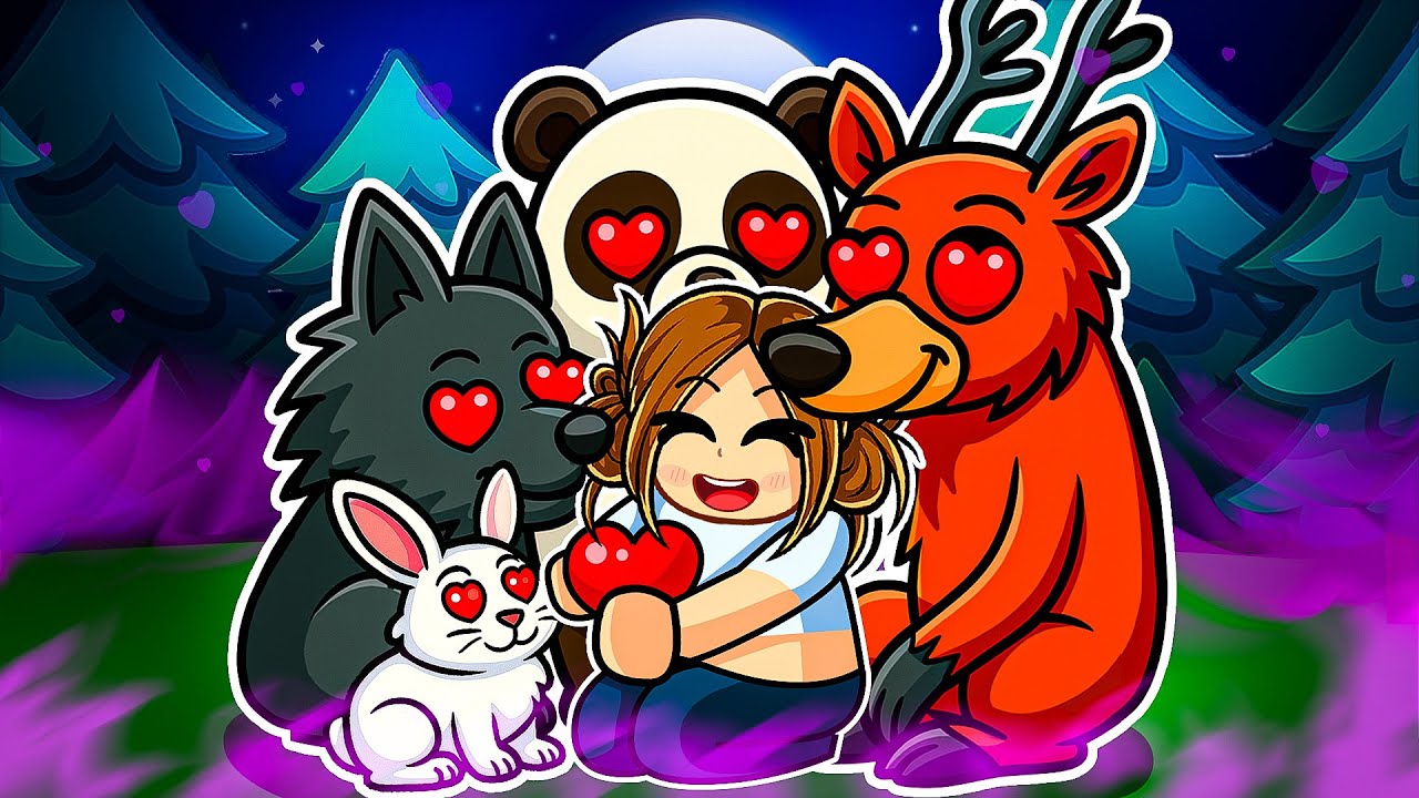 BÜTÜN HAYVANLARI EVCİLLEŞTİRDİM💥ROBLOX 99 NIGHTS IN THE FOREST