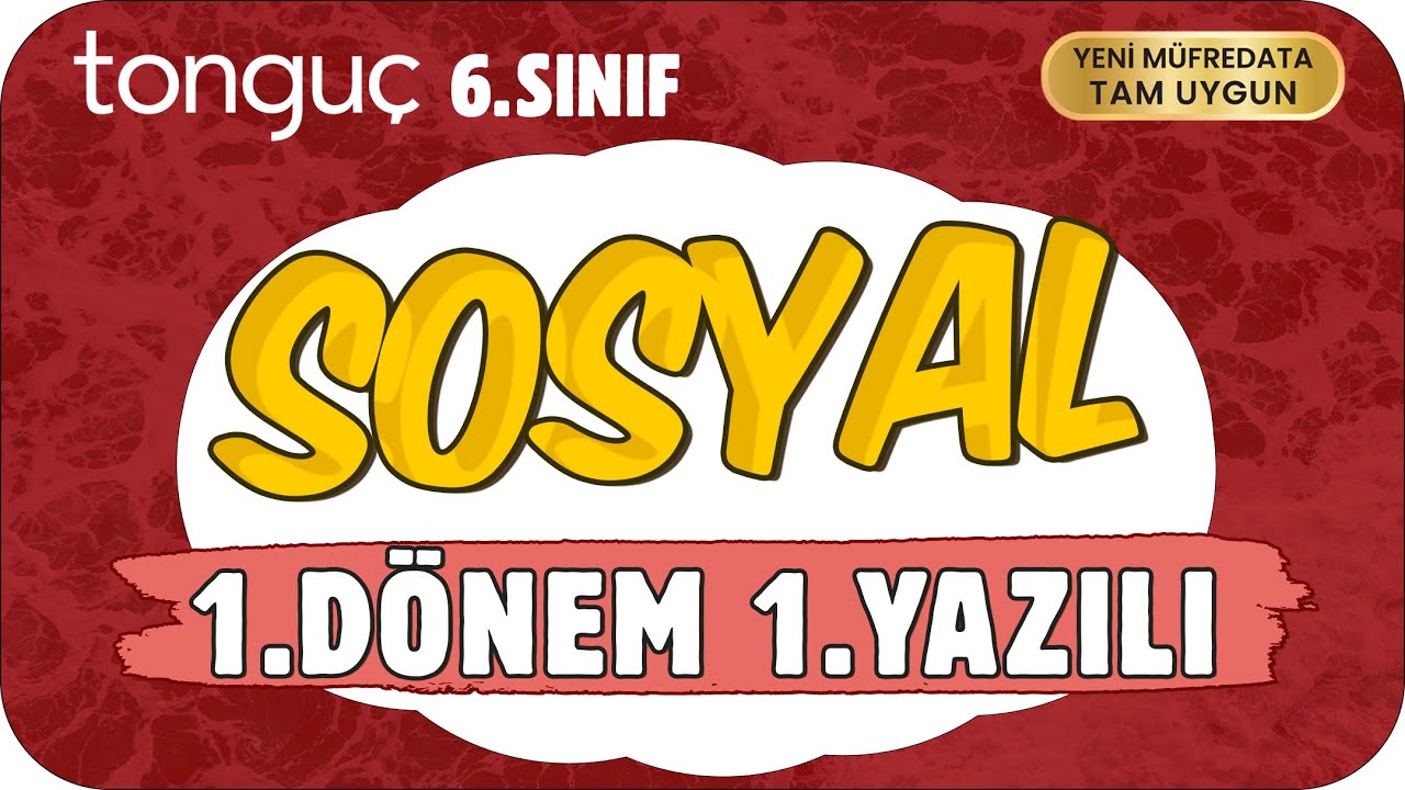 6.Sınıf Sosyal 1.Dönem 1.Yazılıya Hazırlık 📑 #6SOS1D1Y #2026