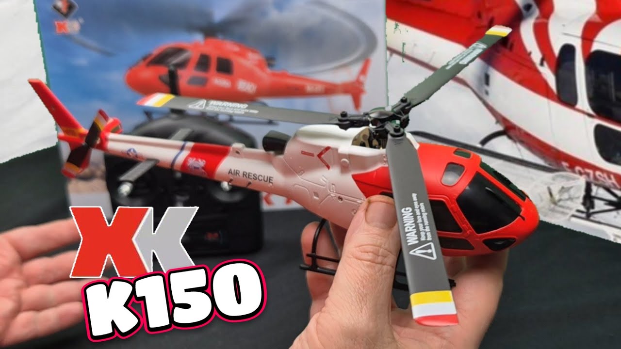XK K150 un micro hélico à petit prix très au point ( revue et test en vol )