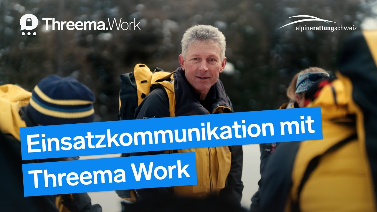 Die Alpine Rettung Schweiz setzt auf Threema Work für die Einsatzkommunikation