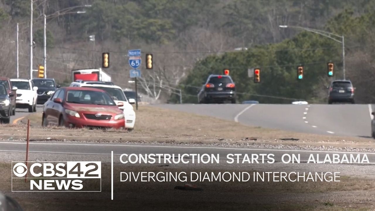 Construction starts on Alabama diverging diamond interchange