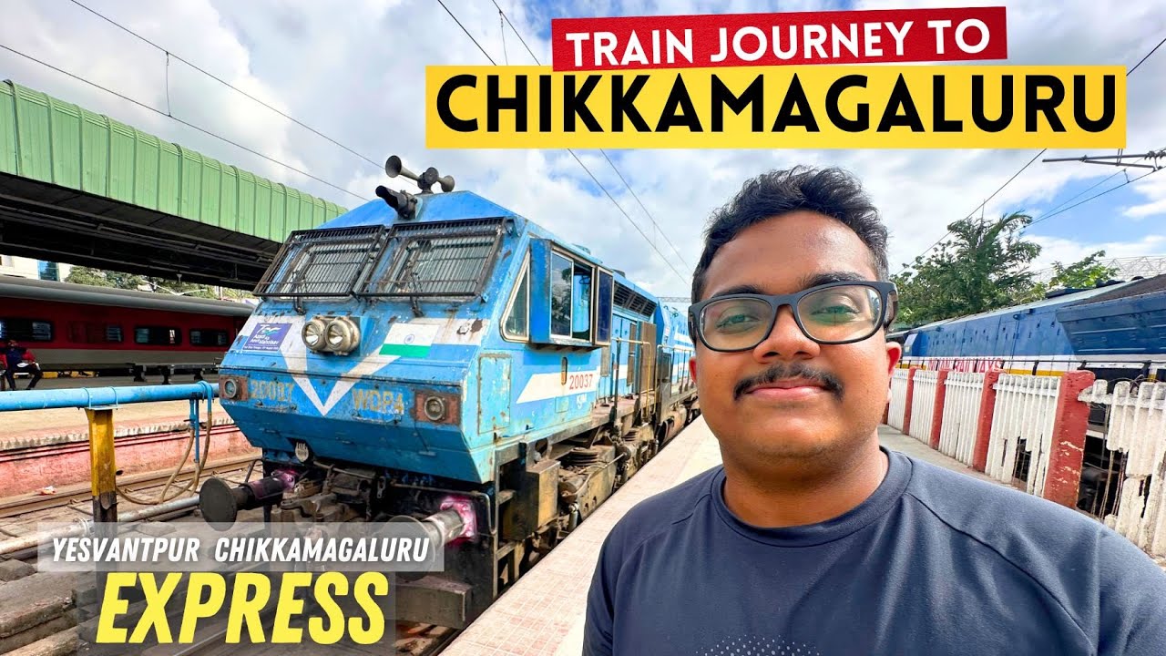 Train Journey to Chikkamagaluru ♥️ | Yesvantpur - Chikkamagaluru Express