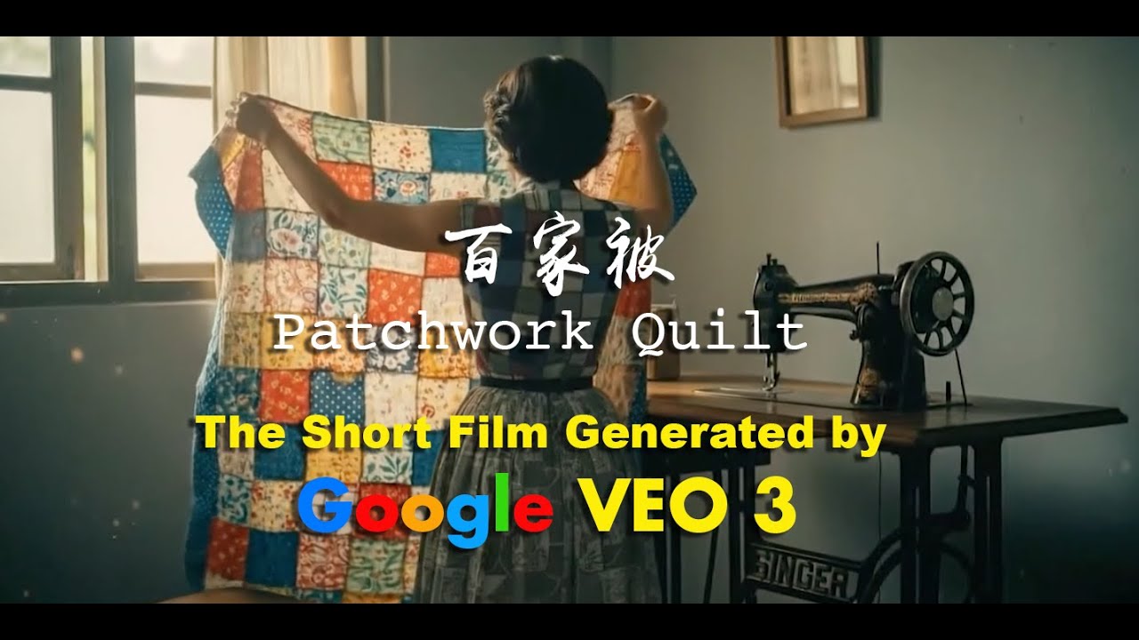 Patchwork Quilt / 百家被. A Short Film Generated by GOOGLE VEO3.