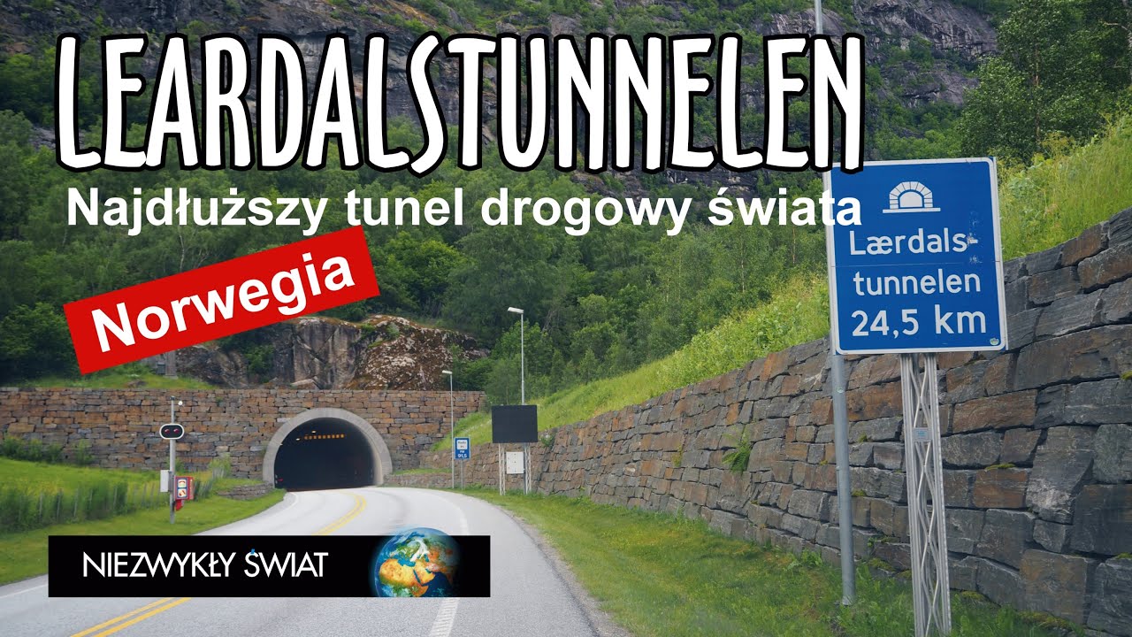 Niezwykly Swiat - Norwegia - Laerdalstunnelen (najdłuższy tunel drogowy na swiecie)