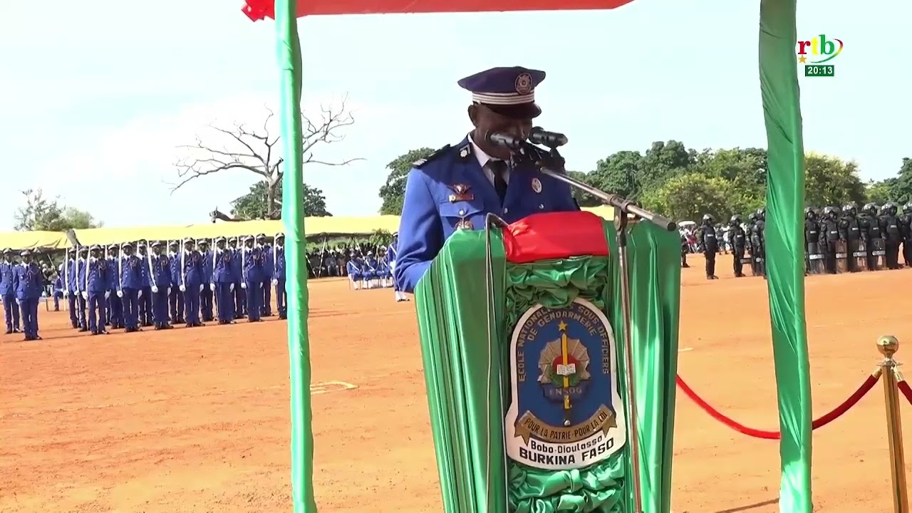 Sortie de la 51e promotion de l’école nationale des sous-officiers de gendarmerie de Bobo-Dioulasso