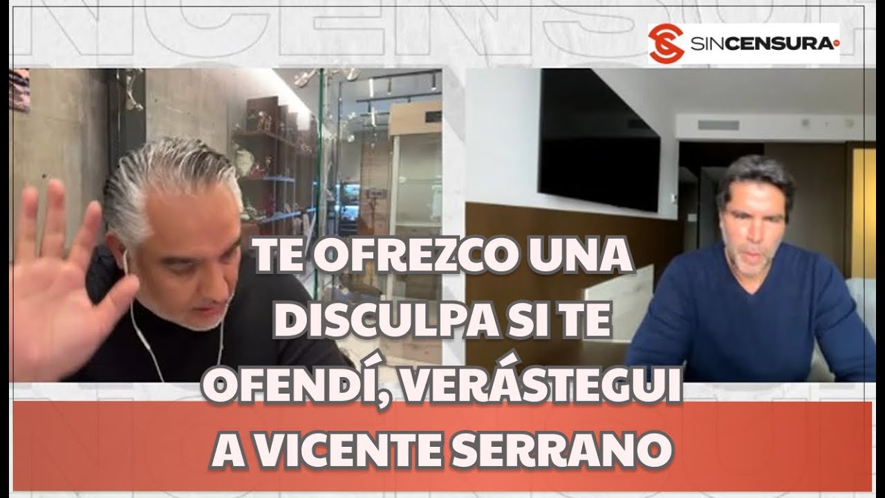 EXCLUSIVA ¿PREGUNTAS por qué me PORTO así CONTIGO? NO hay que ser HIPÓCRITAS,  VICENTE A VERÁSTEGUI