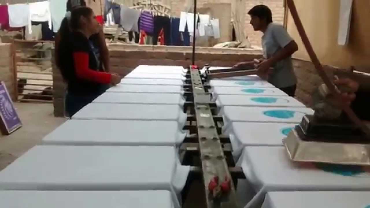 estampado al agua en polos de algodon