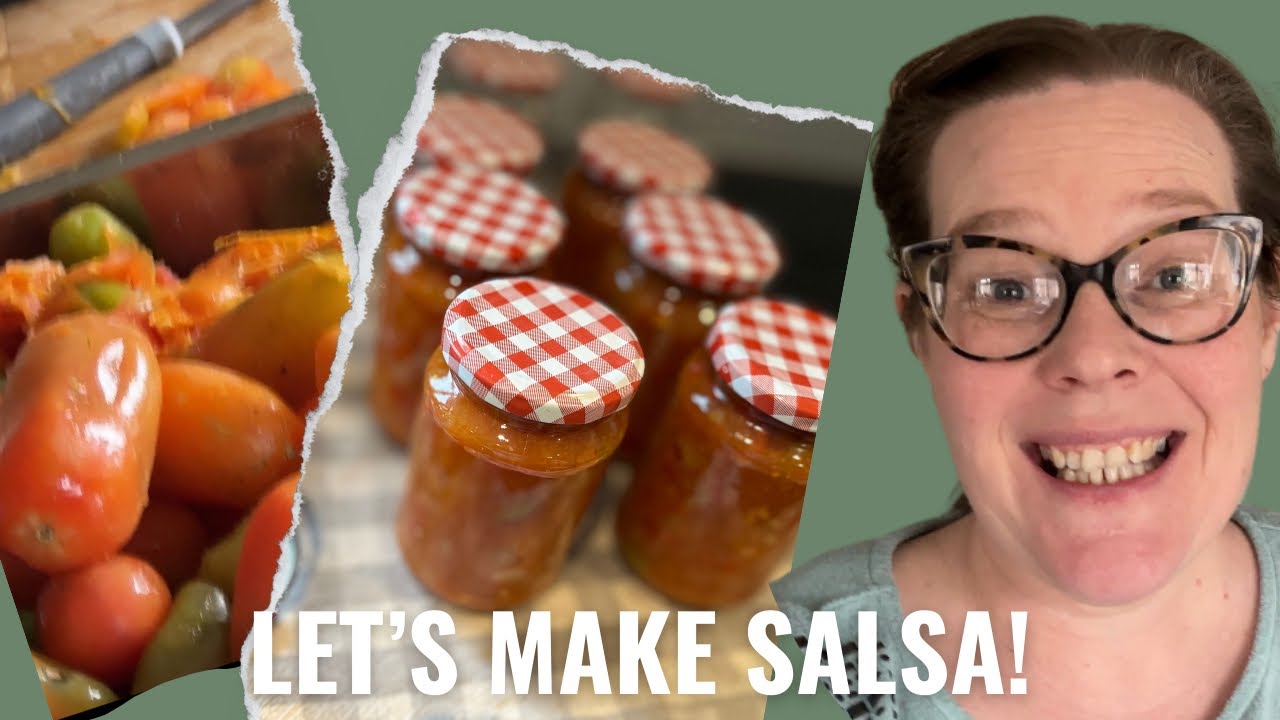 Making room by making salsa! | Canning salsa