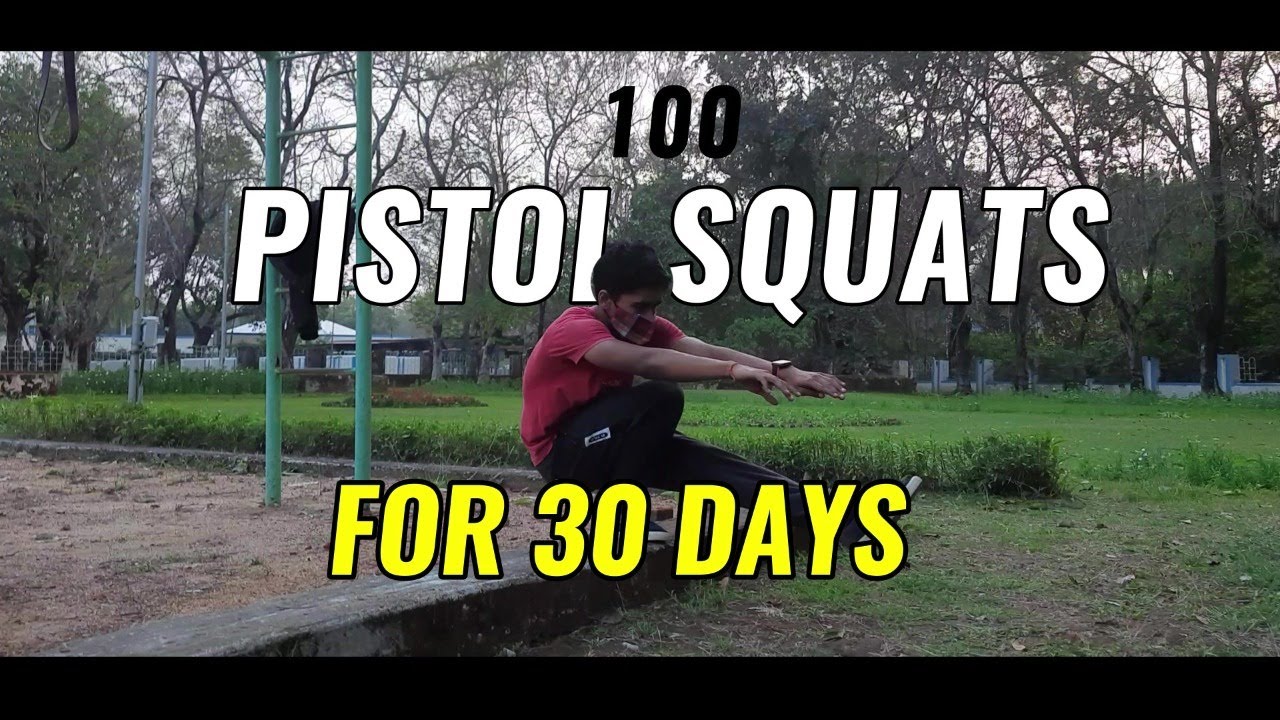 I did 100 PISTOL SQUATS for 30 DAYS!