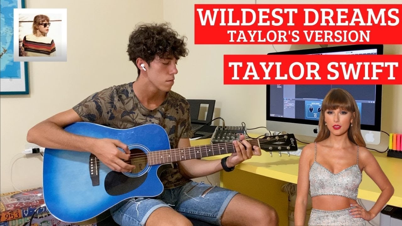 Taylor Swift - Wildest Dreams (Taylor's Version) (guitar cover & GarageBand with tabs/chords) 🎸