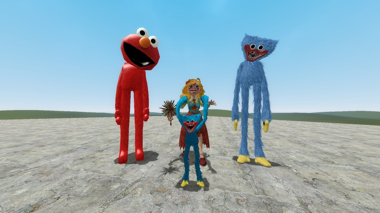 Sống sót trước tất cả những sinh vật cười toe toét từ Poppy Playtime | Garry's Mod  | P5