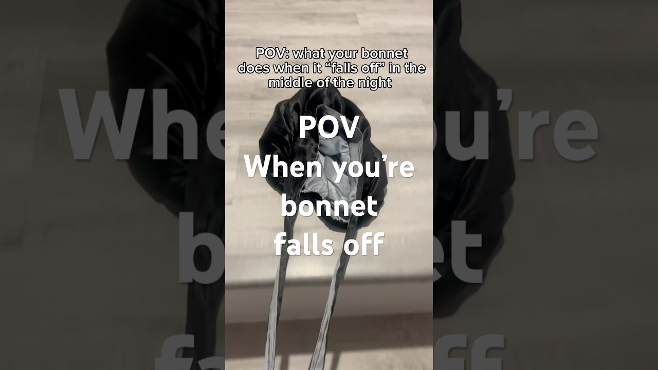 Pov: when you&rsquo;re bonnet &ldquo;falls off&rdquo; #foryou #modelshorts #funny #pov #fy #shorts #bonnet