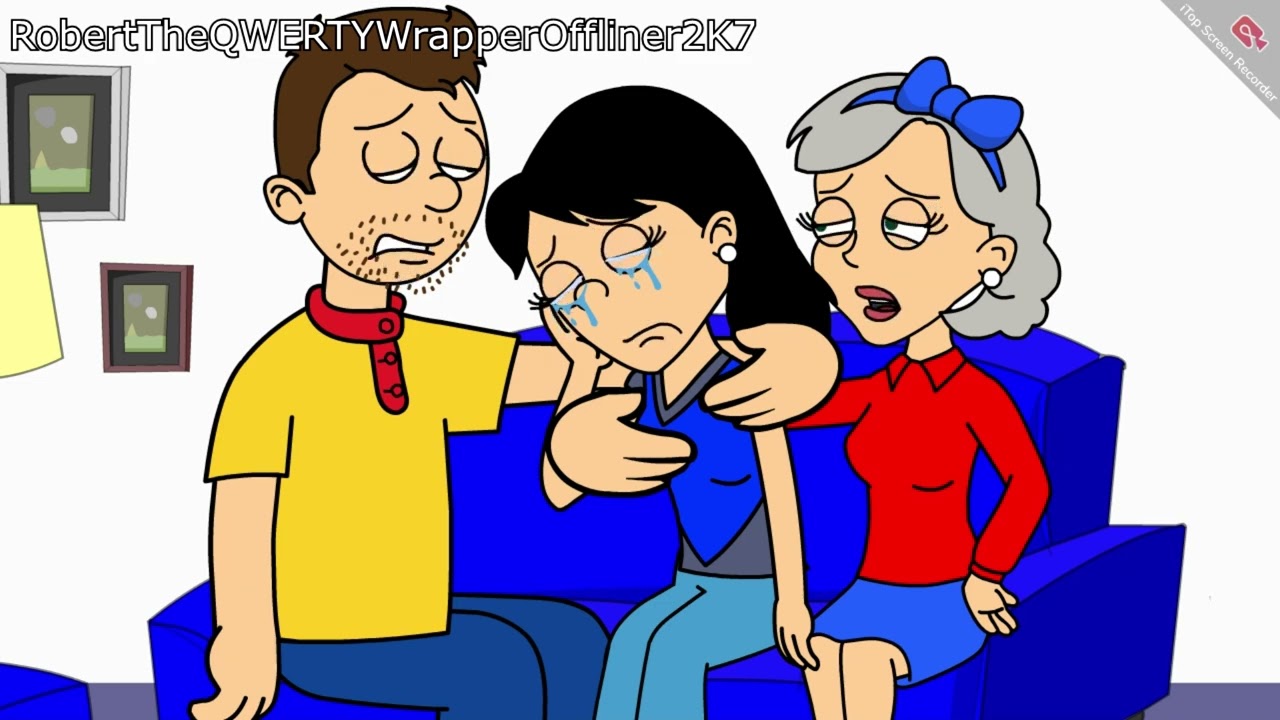 (MOST VIEWED) Classic Caillou makes Sapphire Cry by Calling her a Moron/GD/Sapphire gets Comforted