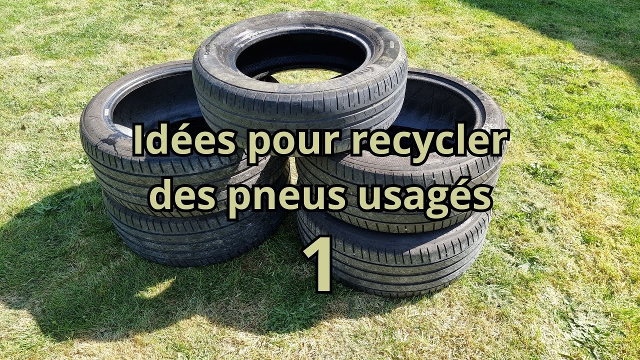 TUTO Bricolage avec de vieux pneus - DIY déco et idées jardin