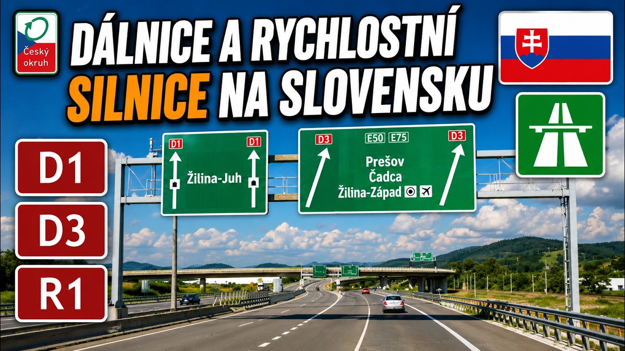 Dálnice a rychlostní silnice na Slovensku (2025)