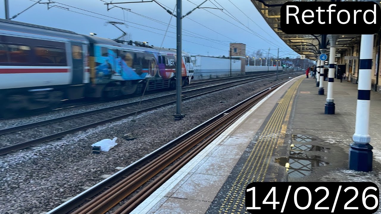 Trains at Retford (14/02/26)