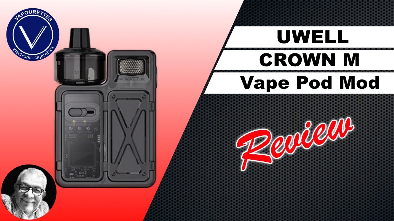 Uwell Crown M vape pod mod with new innovative coil