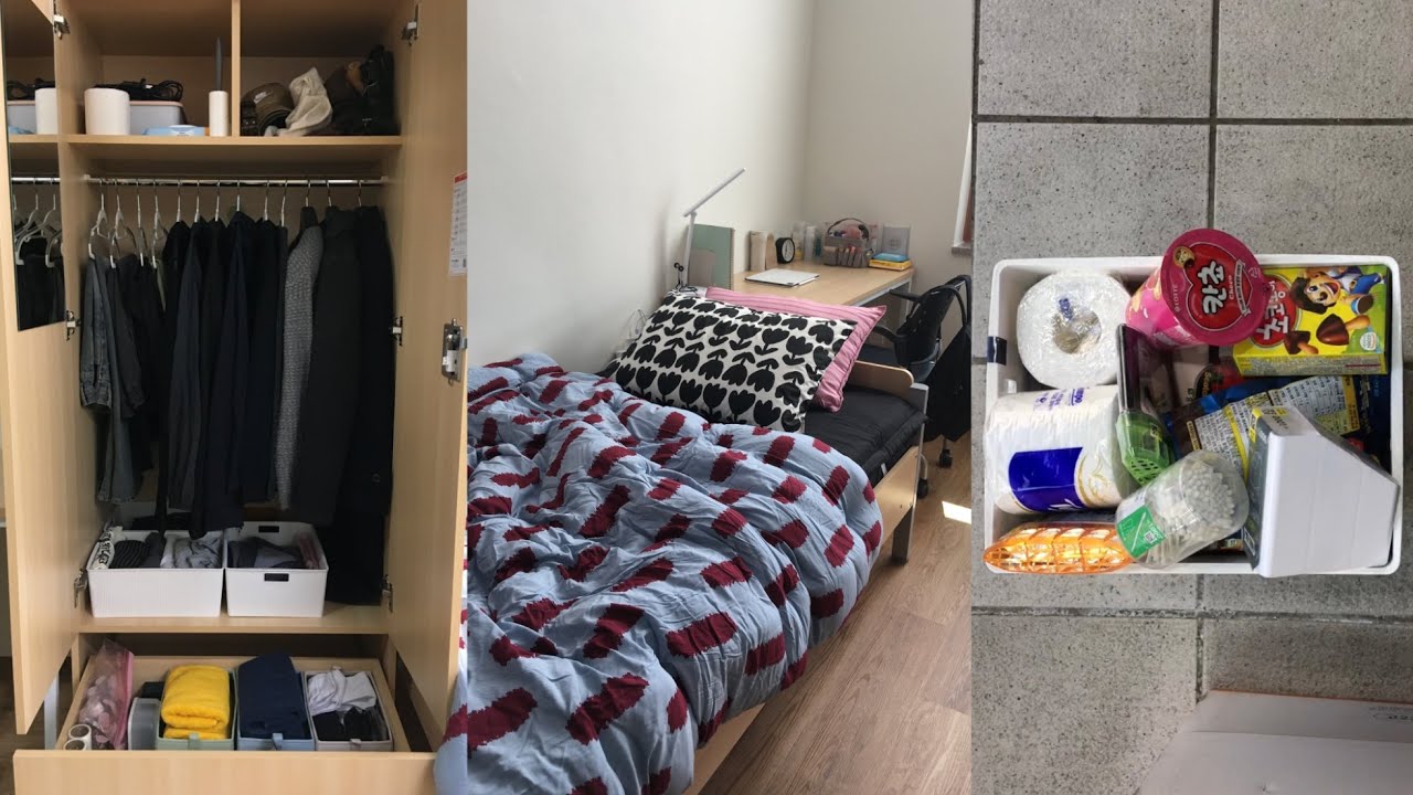 3수생의 3인실 기숙사 입사 브이로그