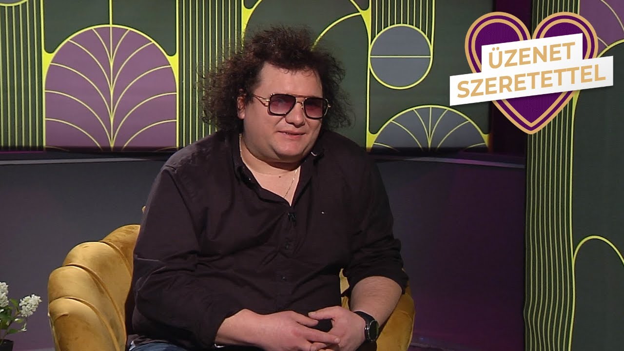 Szabó Előd énekes az Üzenet szeretettel műsorban