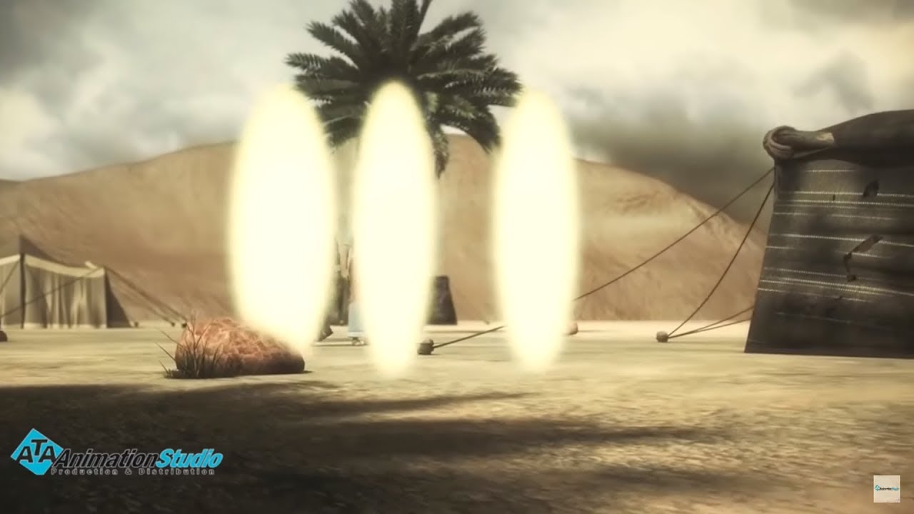 ملائكة الرحمن تزور سيدنا أبراهيم..سبحان الله
