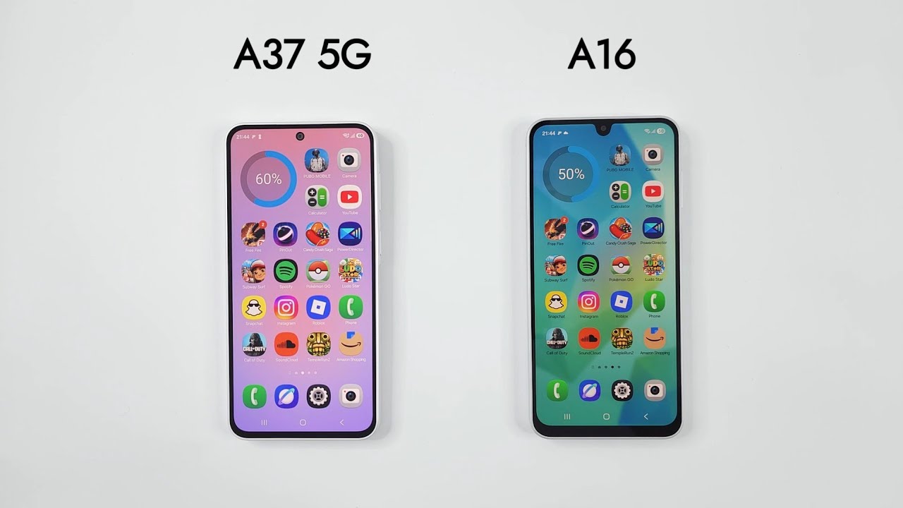Samsung A37 5G vs Samsung A16 4G Speed Test