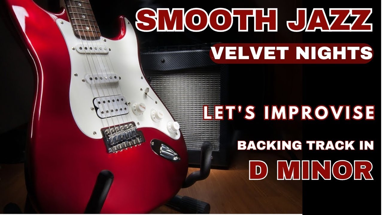 Smooth Jazz - Velvet Nights - Backing Track in Dm