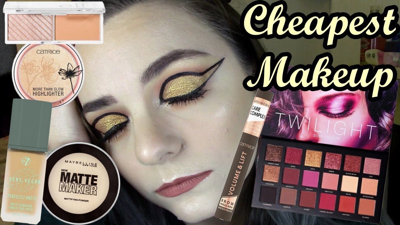 Full Face Using the Cheapest Makeup I own