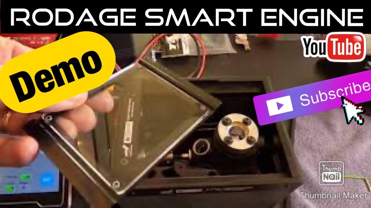 JE RODE MON MOTEUR PICCO sur le SMART ENGINE LAPPING SYSTEM  by SMARTWORKSHOP  ESSAI MATERIEL RODAGE