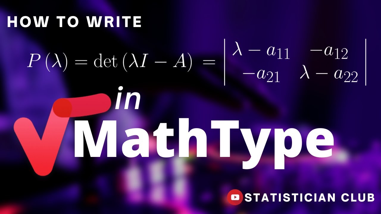 Simple Matrix in Mathtype