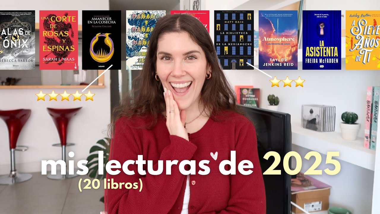 todos los libros que he le&iacute;do en 2025⭐️ (y si te los recomiendo o no)