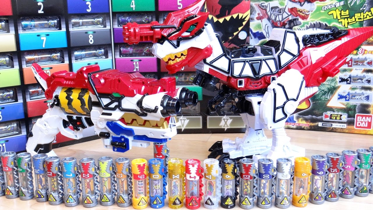 あれ！？千葉さんボイスが鳴る？1〜23番 & 限定獣電池を全部読み込ませてガンティラとガブガブリボルバーで音声確認レビュー！キョウリュウジャーブレイブ