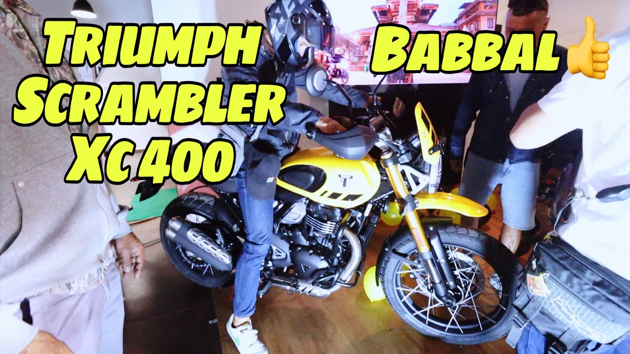 New Bike - Triumph Scrambler XC  || New Tyres for MG S5 ev