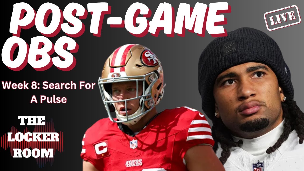 LIVE Post-Game Reaction To Texans MUCH-NEEDED Win Over 49ers & Caley's Best Game As OC!