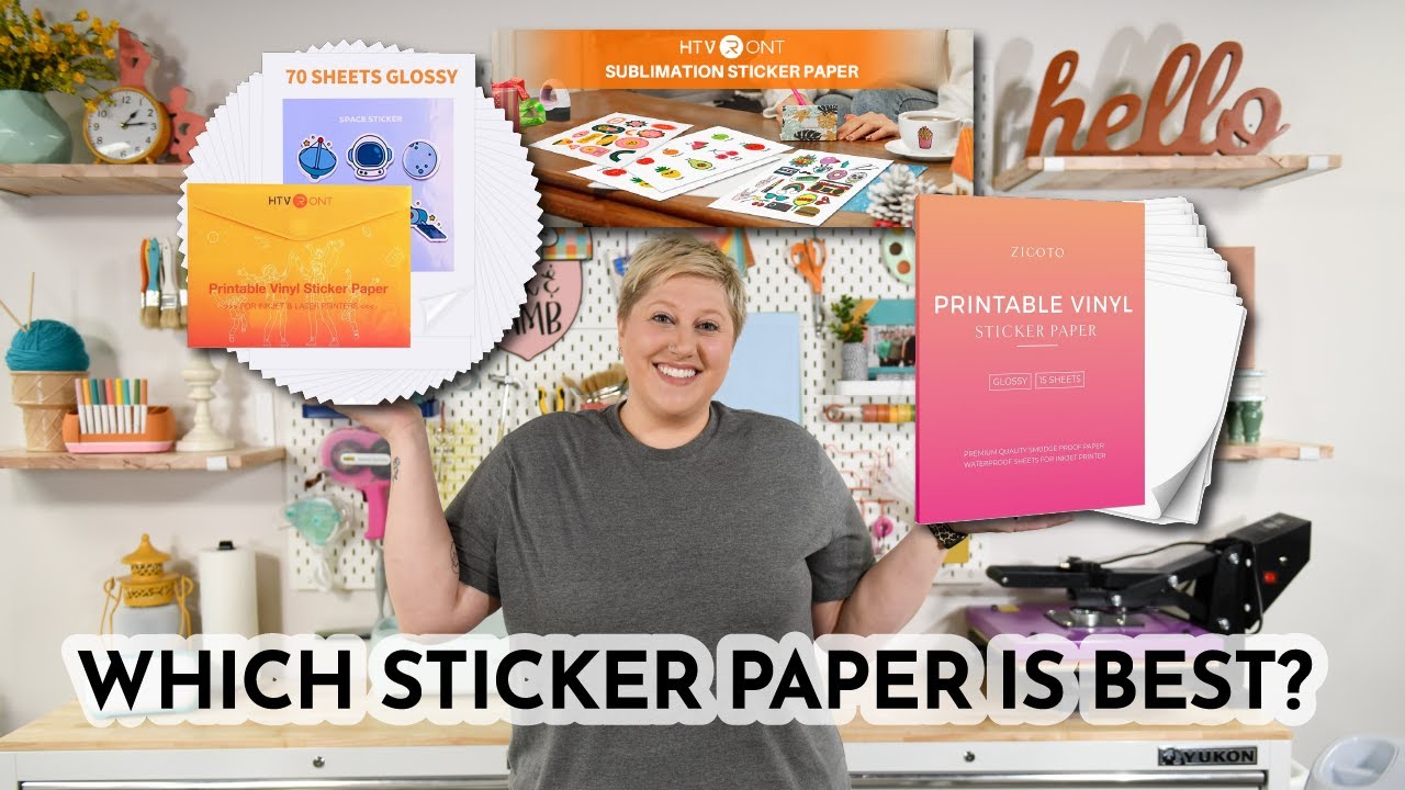 Sticker Paper Comparison! - Which Is Best?!