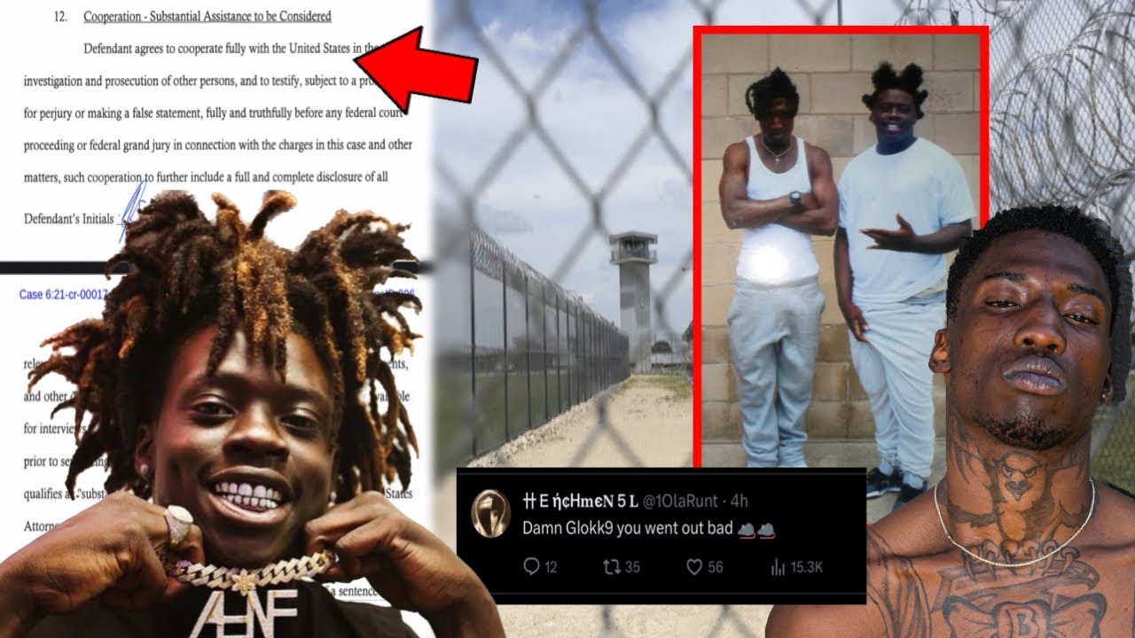 OLA RUNT ACCUSES FLORIDA RAPPER GLOKKNINE OF SNITCHING, WHILE IN THE SAME PRISON