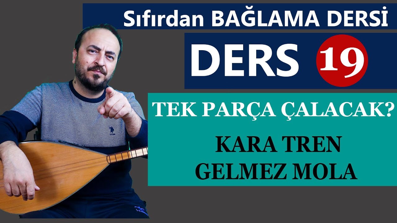 SIFIRDAN BAĞLAMA DERSİ 19 (KARA TREN GELMEZ MOLA) Süper Bağlama, Süper Türkü, En iyi ders...