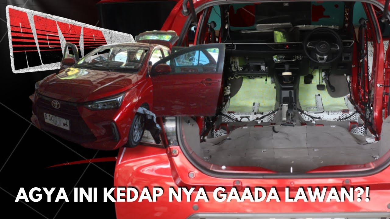 Dari Jakarta ke Semarang Demi Kabin Kedap Senyap | Peredam Full Kabin Agya