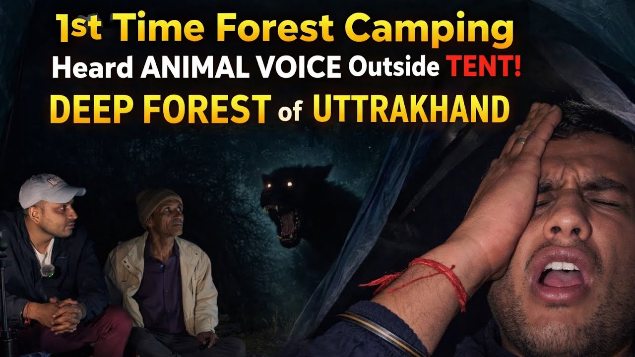 😱 Raat 2 Baje Tent Ke Bahar Kya Tha? | First Forest Camping Experience