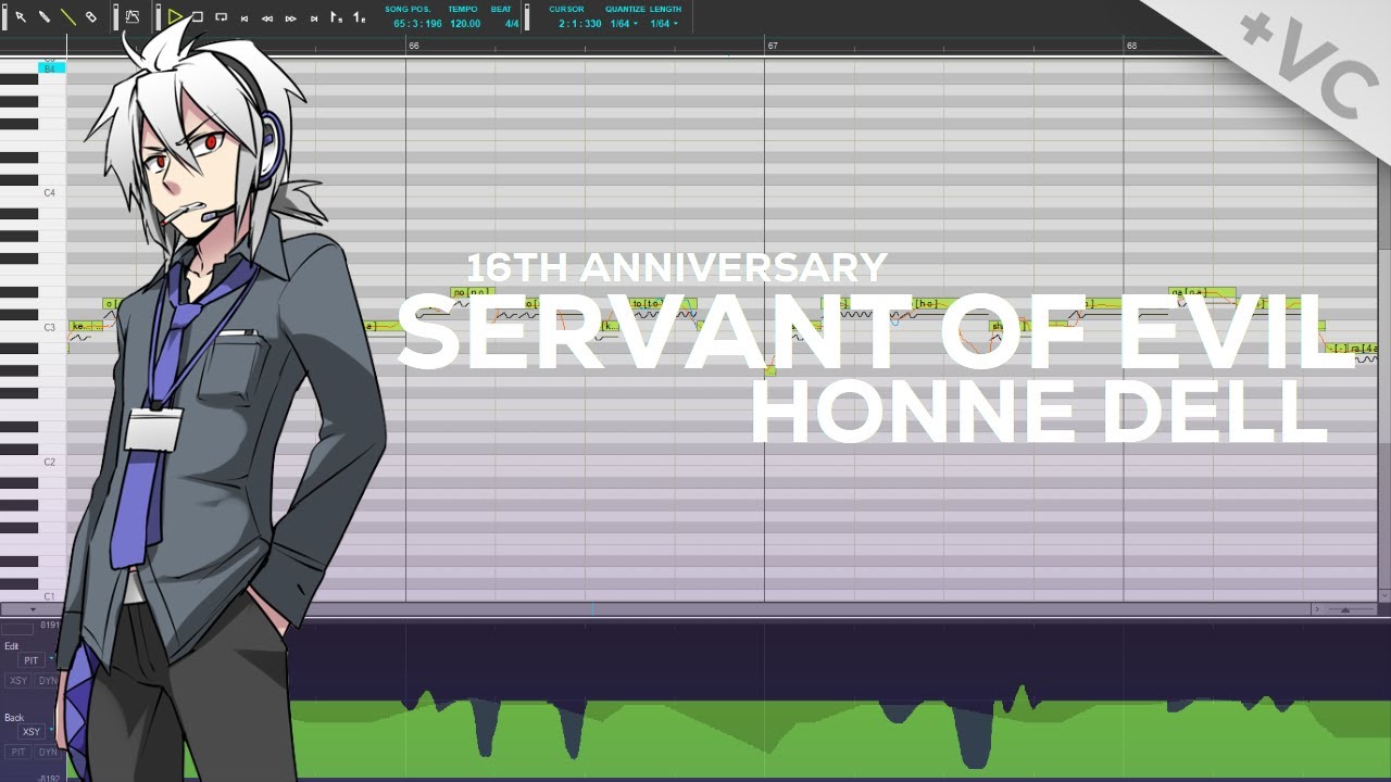 【Honne Dell】 Servant of Evil 『Fanloid Cover』 +VC