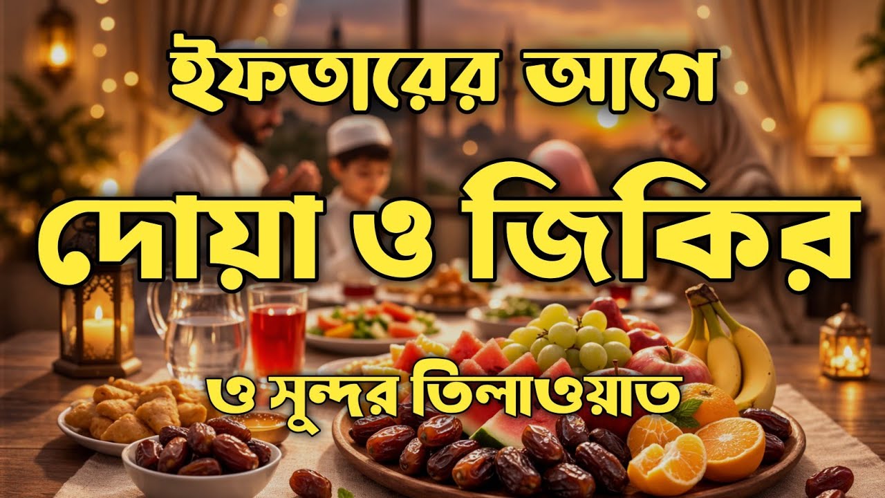 ( ইফতারে আগে ও পরে শুনুন ) ক্ষমা প্রাপ্তির জন্য শুনুন।  DUA FOR RAMADAN 2026 BY ALAA AQEL