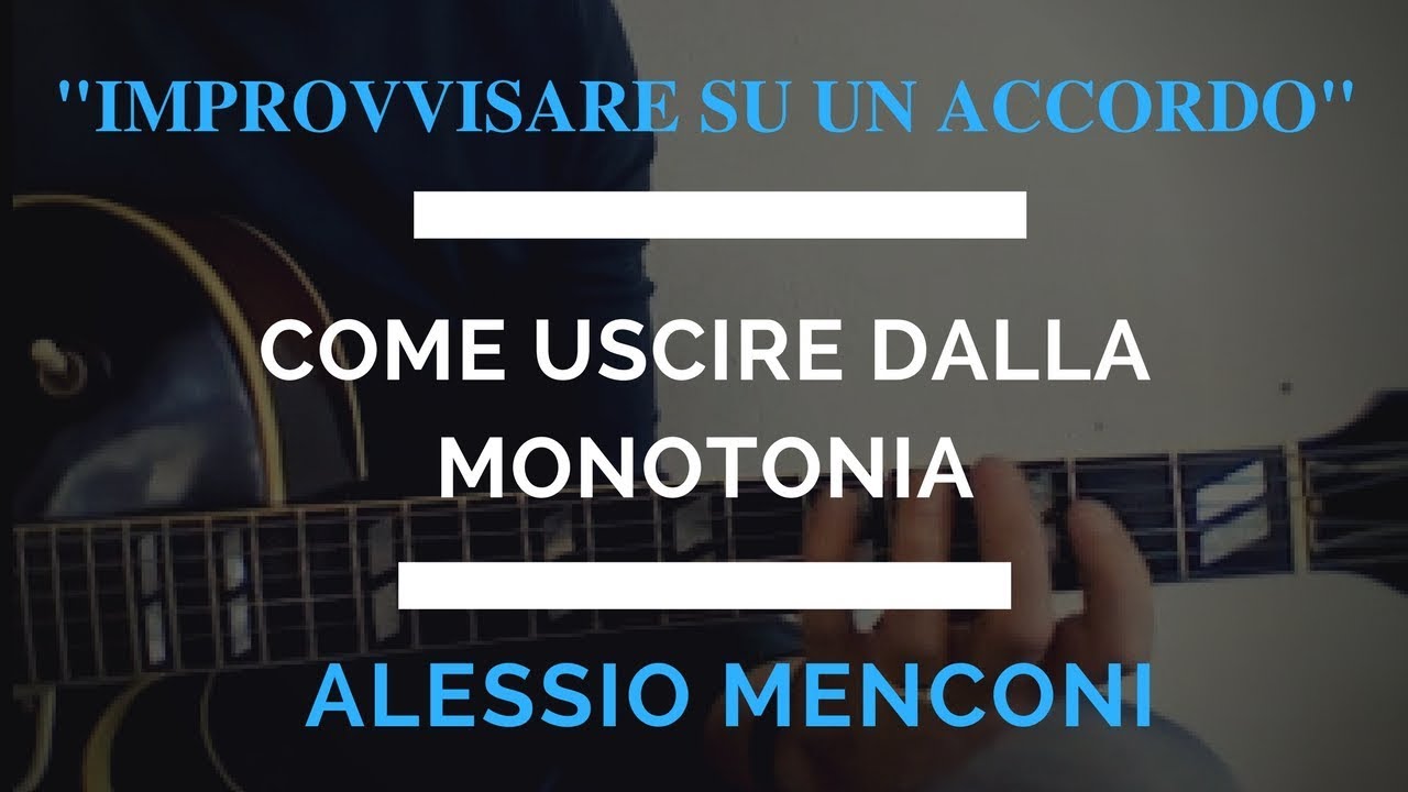 Come improvvisare su un accordo statico | Alessio Menconi Jazz Guitar Lessons